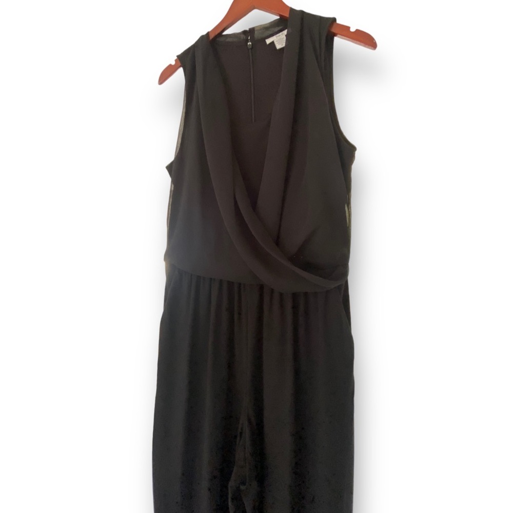 Bar III Sleeveless Cocktail Drape Jumpsuit - Picture 4 of 11